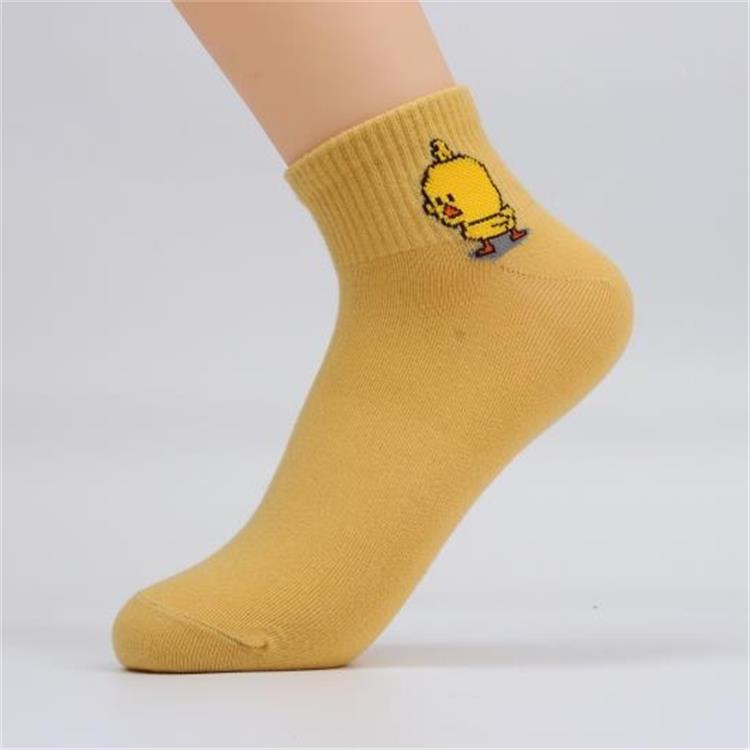 Ms. Spring And Summer Student Cartoon Cotton Socks Short Tube Socks Female Wholesale